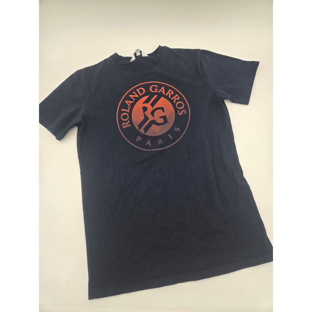 Roland Garros French Open Paris Tennis Graphic Tee Navy XS Official
